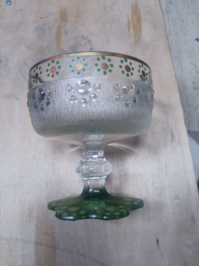 Copas de cristal antiguas