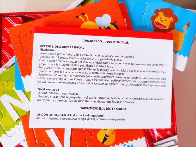 JUEGO DE MESA "EL ALFABETO"