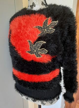 Jersey de Punto y Pelo Vintage 