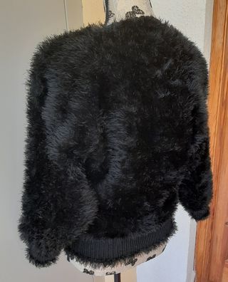 Jersey de Punto y Pelo Vintage 