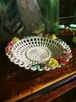 Plato decorativo cerámica. Vintage