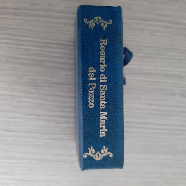 Rosario corona collana placcato argento 