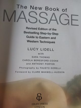 THE NEW BOOK OF MASSAGE de LUCINDA LIDELL