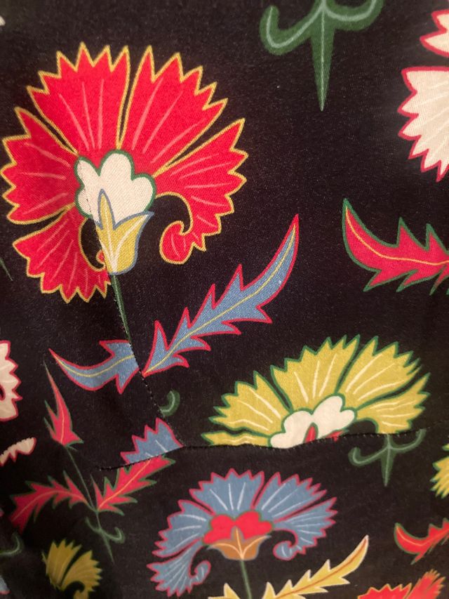 Vestido largo estampado