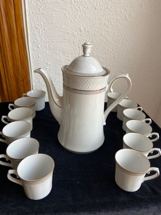 Juego de té/café de porcelana Alemana