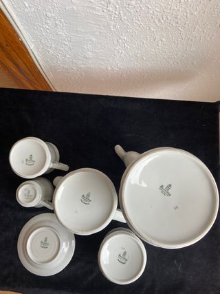 Juego de té/café de porcelana Alemana