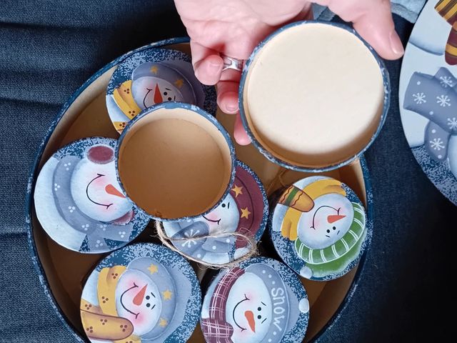 1+7 Scatola natalizia confezionare regali