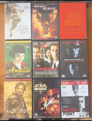 DVD varios títulos 1x2€ y 3x5€