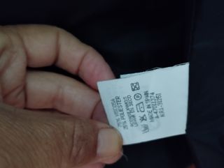 Chaquetón 3/4 gris marengo.