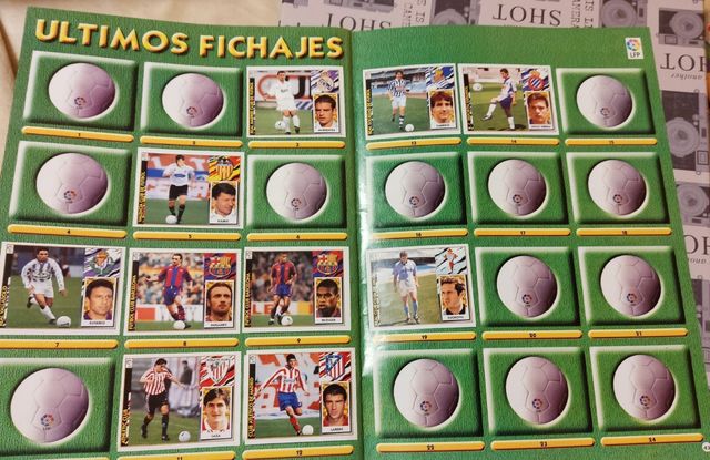 Álbum La Liga 97-98 de colecciones Este