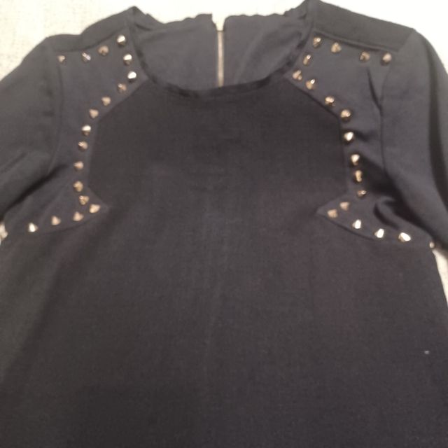 Abito corto nero da donna