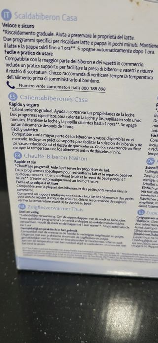 Calienta biberones Chicco