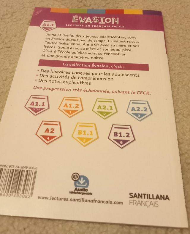 Libro de francés Sopa de Europa