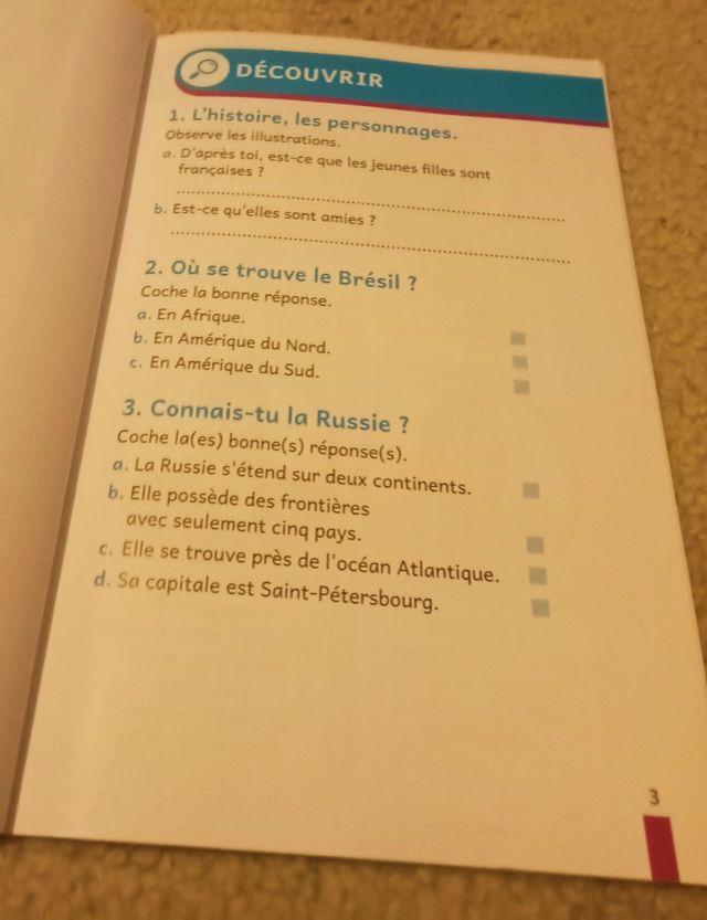 Libro de francés Sopa de Europa