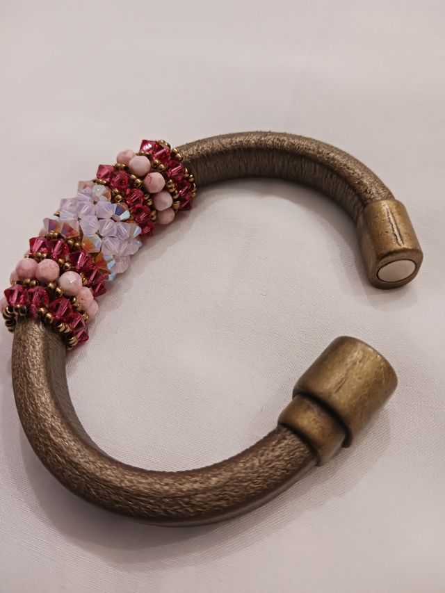 Pulsera mujer cuero regaliz