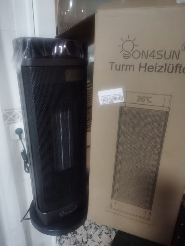 SON4SUN Calefactor Eléctrico, 2000W Calefactor Baj