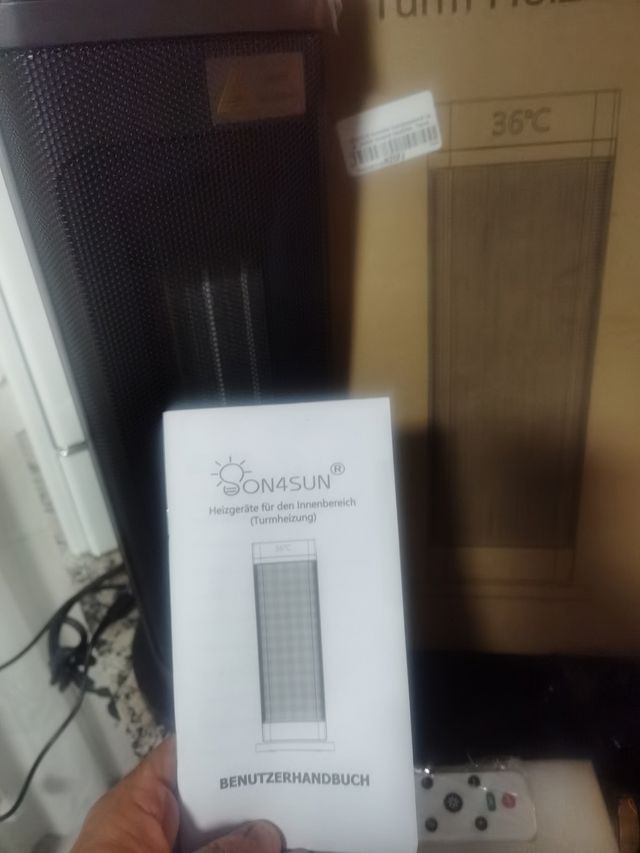 SON4SUN Calefactor Eléctrico, 2000W Calefactor Baj