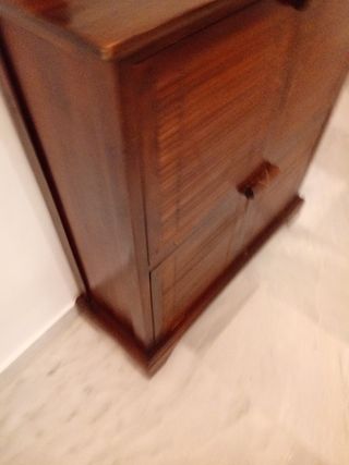 Mueble zapatero recibidor con espejo