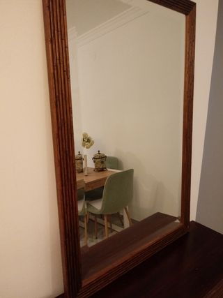 Mueble zapatero recibidor con espejo