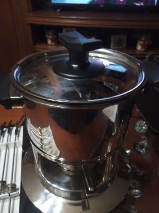 Fondue acero inoxidable