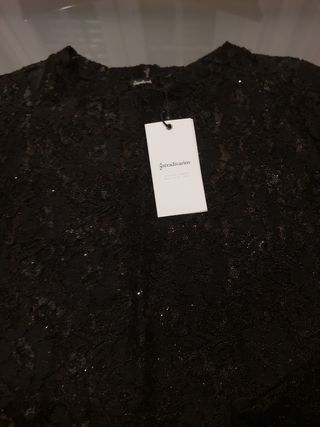 Camisa transparencias negro