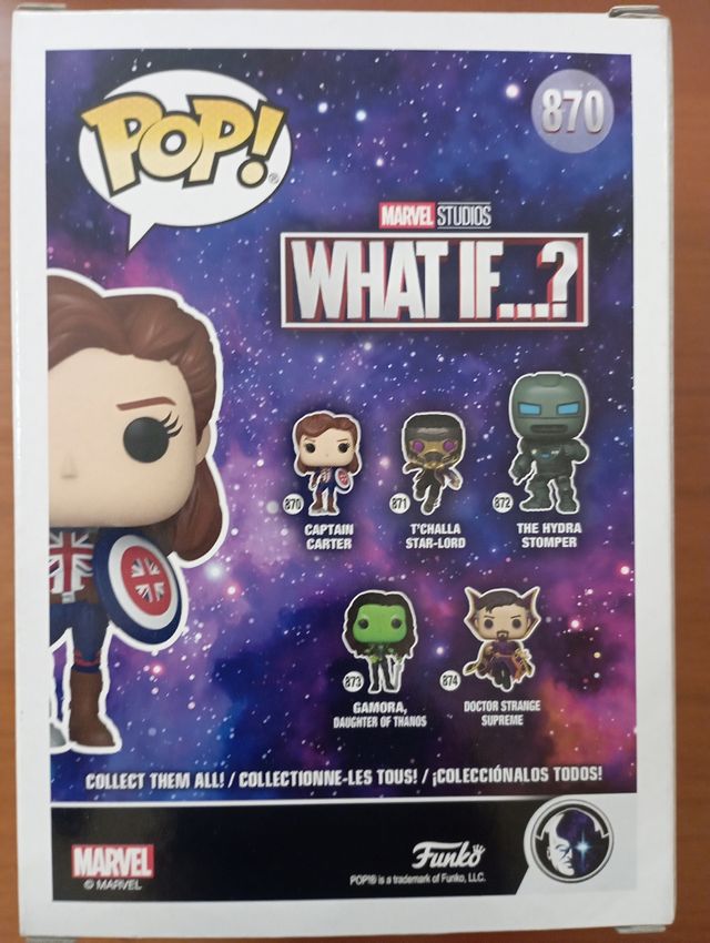 Funko Pop Captain Carter What If...? Marvel Studio