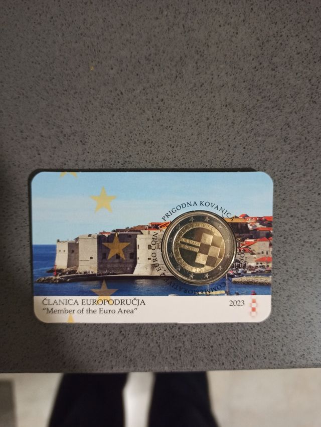 COINCARD 2€ INTRO AL EURO CROACIA 2023