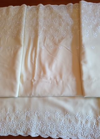 Juego de Sabanas Amarillo clarito. Nº20