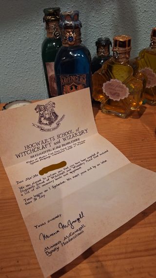 Carta de Hogwarts personalizada ✉️