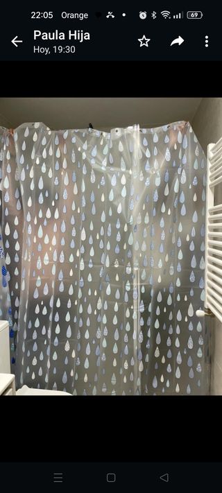 Cortina de baño ducha