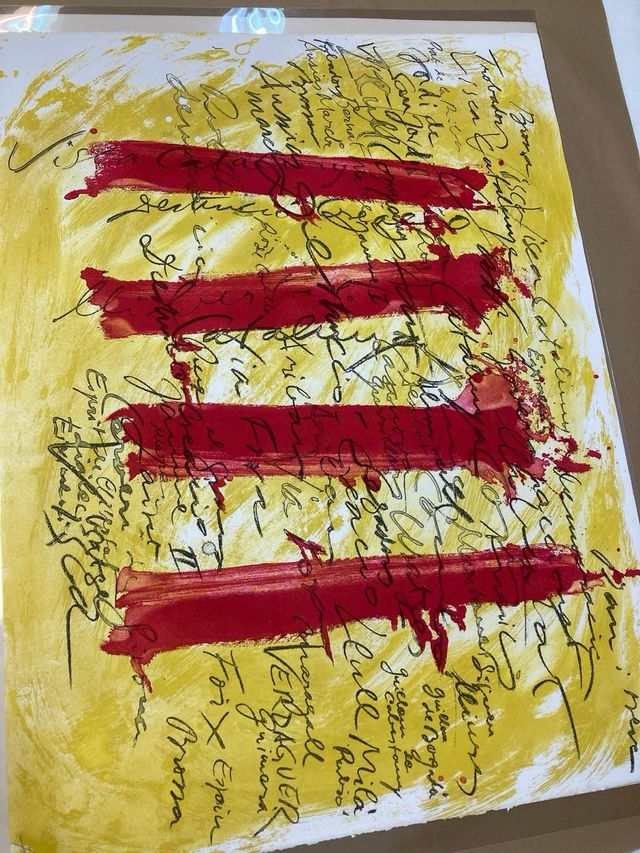 Aguafuerte Antoni Tapies. “Suite Catalana"