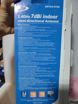 Antena omnidireccional 2.4 ghz
