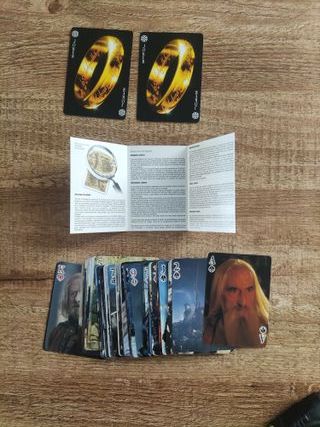 EL SEÑOR DE LOS ANILLOS Las 2 torres BARAJA POKER