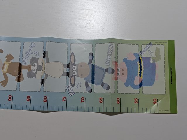 metro mural infantil de papel