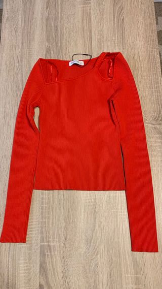 Polo estilo crop Stradivarius