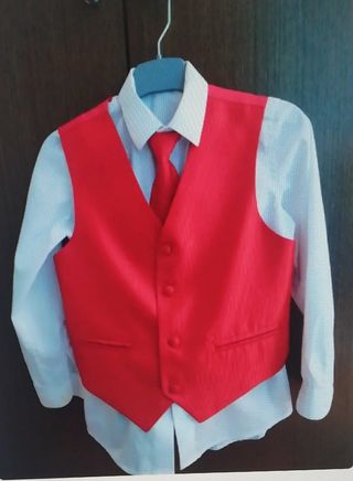 Traje de comunión de almirante talla 9