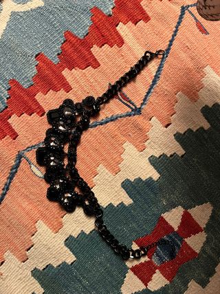 collar piedras negras zara
