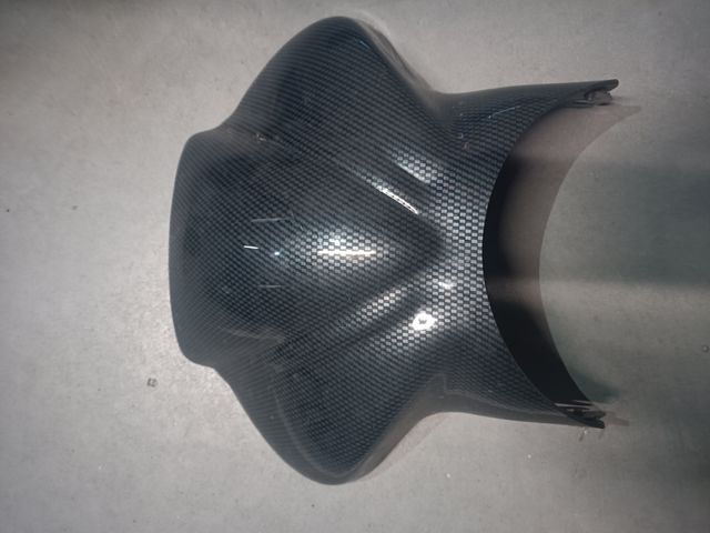 Cúpula de carbono para moto