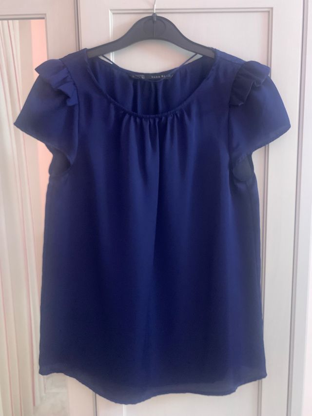 Blusa Zara azul