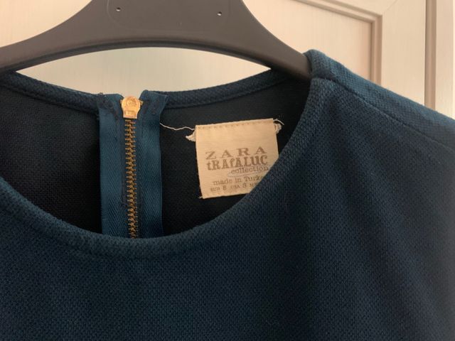 Vestido bicolor Zara