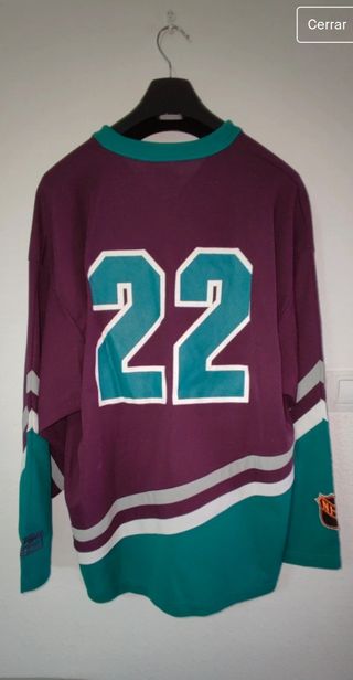 Camiseta hokey 90s Anaheim Mighty Ducks