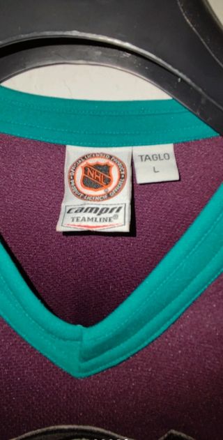 Camiseta hokey 90s Anaheim Mighty Ducks