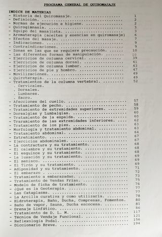 Libros curso profesional quiromasaje