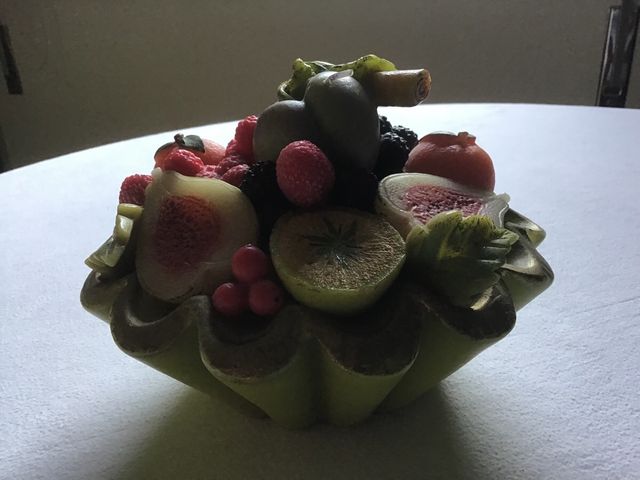 candela a forma di cestino frutta Point a ligne