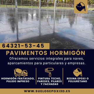 Pavimentos HORMIGON FRATASADO - HORMIGÓN PULIDO