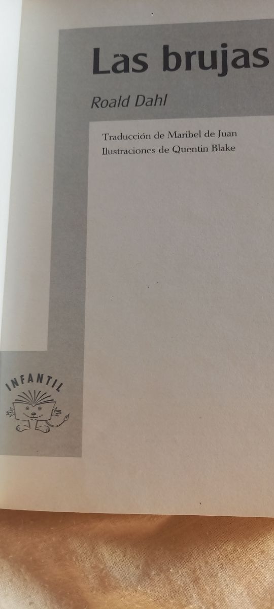 Libro "Las Brujas" Roald Dahl