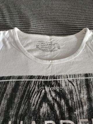 Camiseta chico Blanca y negra Harder DJ