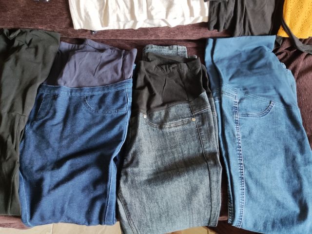 Lote ropa embarazada.Pantalones,blusas,.