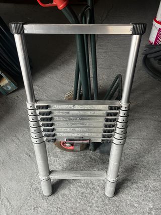 Escalera telescopica de aluminio