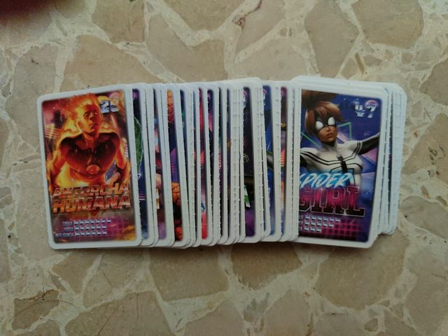 50 CARTAS DE MARVEL. NUEVAS